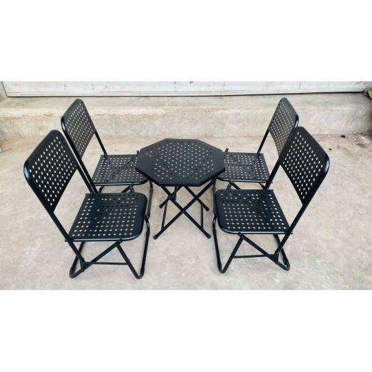 Bộ Bàn Ghế Đen (Bàn Lục Giác)